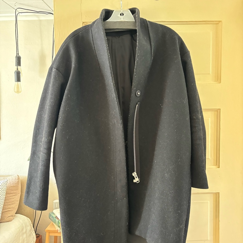 & Other Stories wool cocoon coat